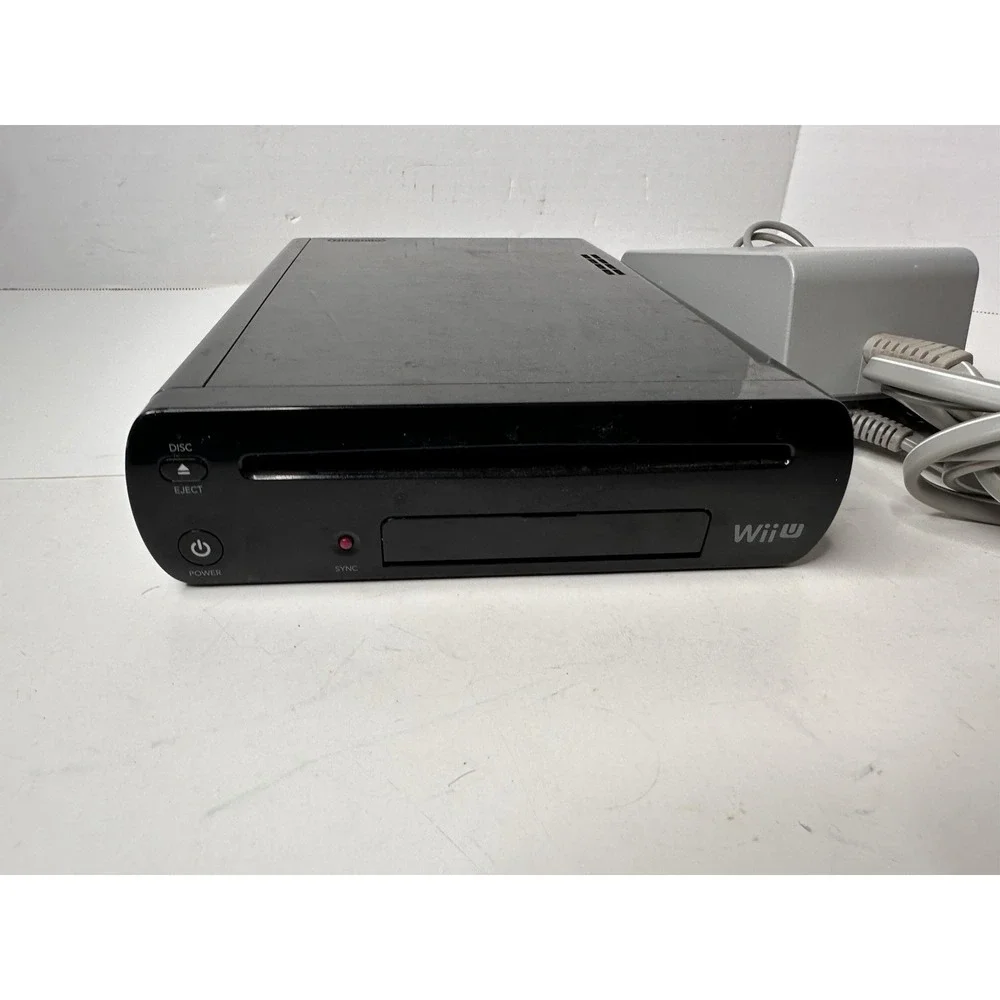 Nintendo Wii U Black WUP-101 02 32GB Console Only Not Working Parts Repair